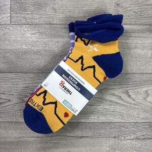 Extreme Fit TheraRx Compression Socks 3 Pairs Ankle Length sz S/M